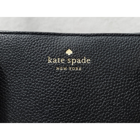 Kate Spade New York Mulberry Street Black Pebbled Leather Top Handle Satchel Bag - Picture 3 of 16